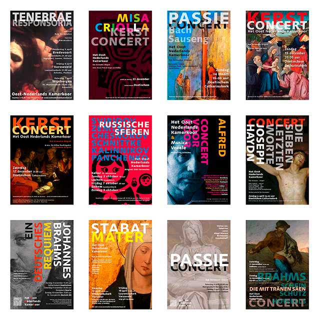 Oost-Nederlands Kamerkoor Affiches